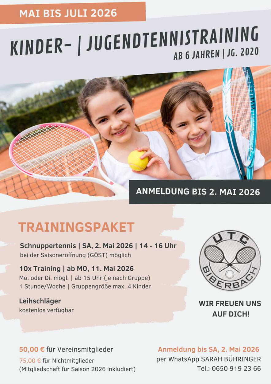 "Kinder- und Jugendtennis"